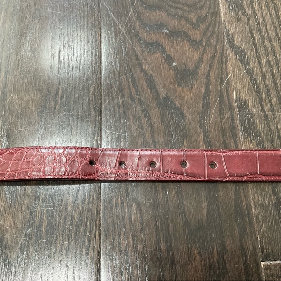 Paul Stuart Alligator Belt (36) - Picture 5 of 7